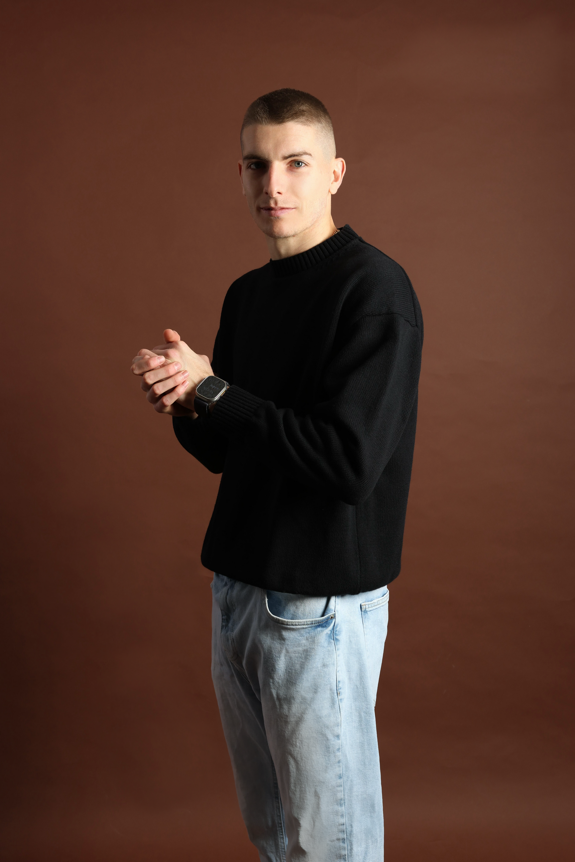 Maison Alexov Wool-Cotton Sweater